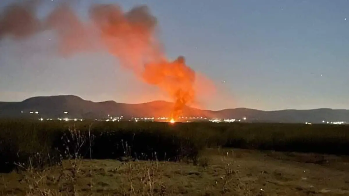 Incendio Cuitzeo Lago